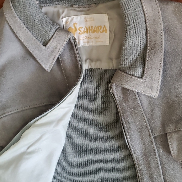 Vintage Leather sweater jacket - Picture 15 of 16